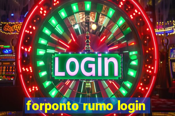 forponto rumo login